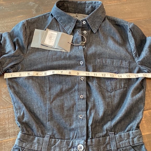 Alexander McQueen McQ Denim Romper Jumpsuit - Picture 8 of 9